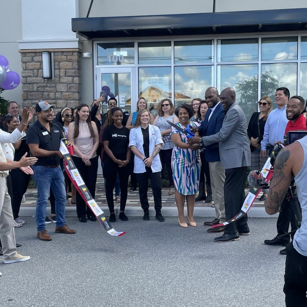 IMG_2557 Massage Envy of Lake Nona ribbon and grand opening.
